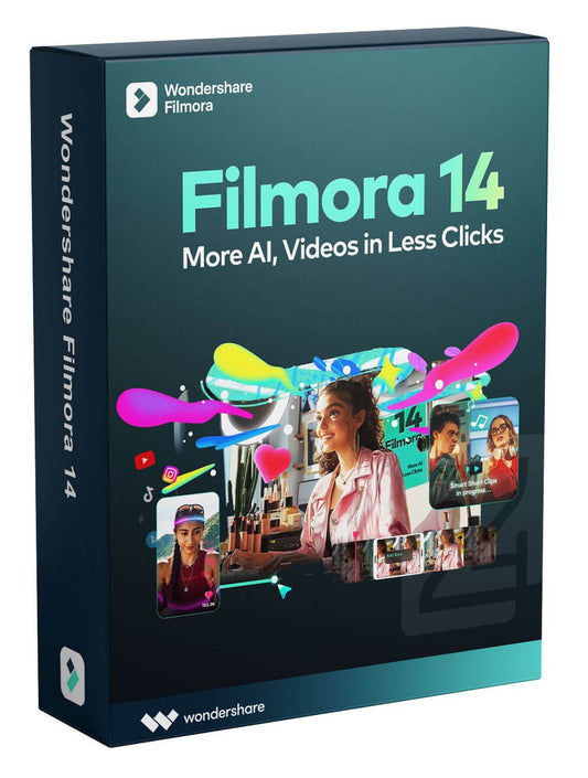 Wondershare Filmora 14 Lifetime License (Instant Download)